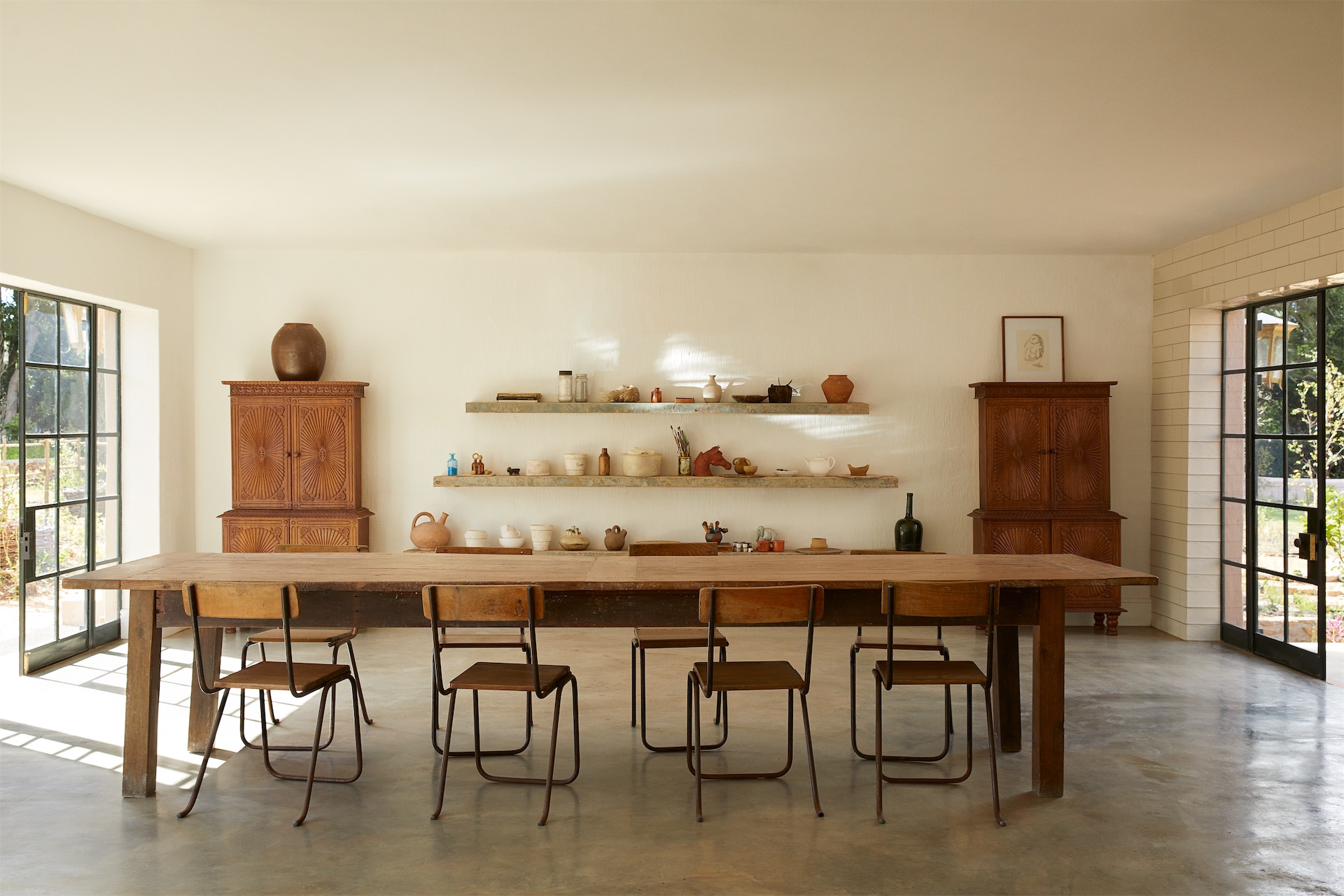 Sterrekopje Farm Atelier Long Wooden Table
