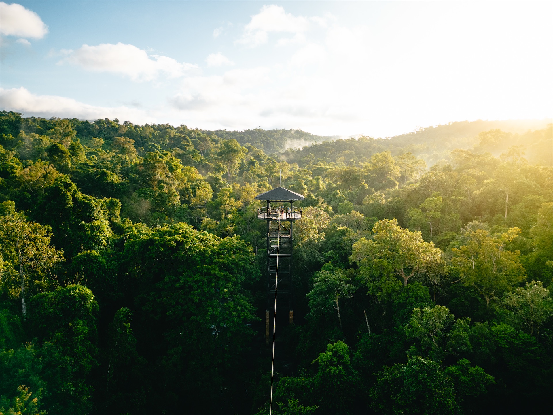 shinta mani wild zipline tower