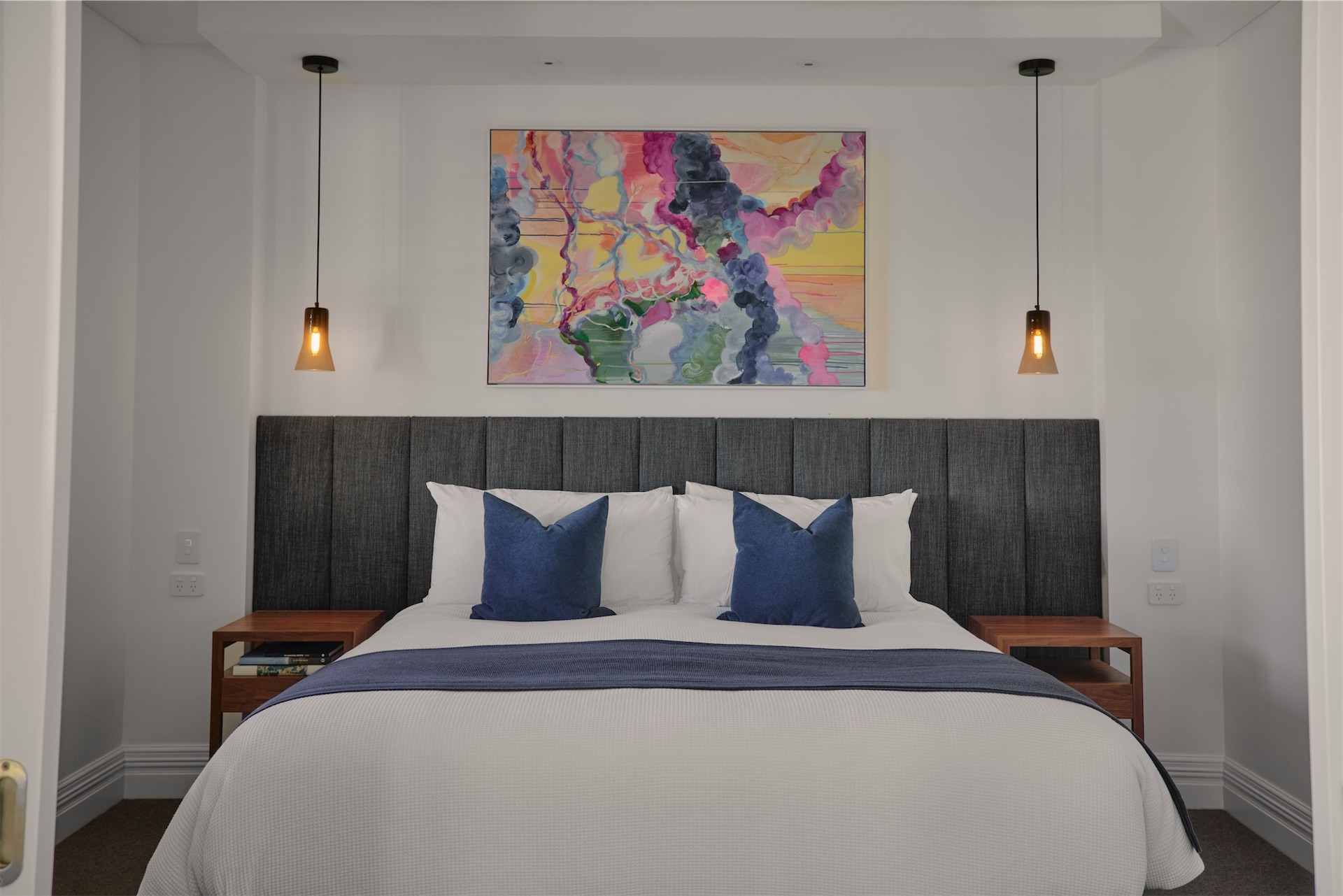 the louise bethany suite bedroom