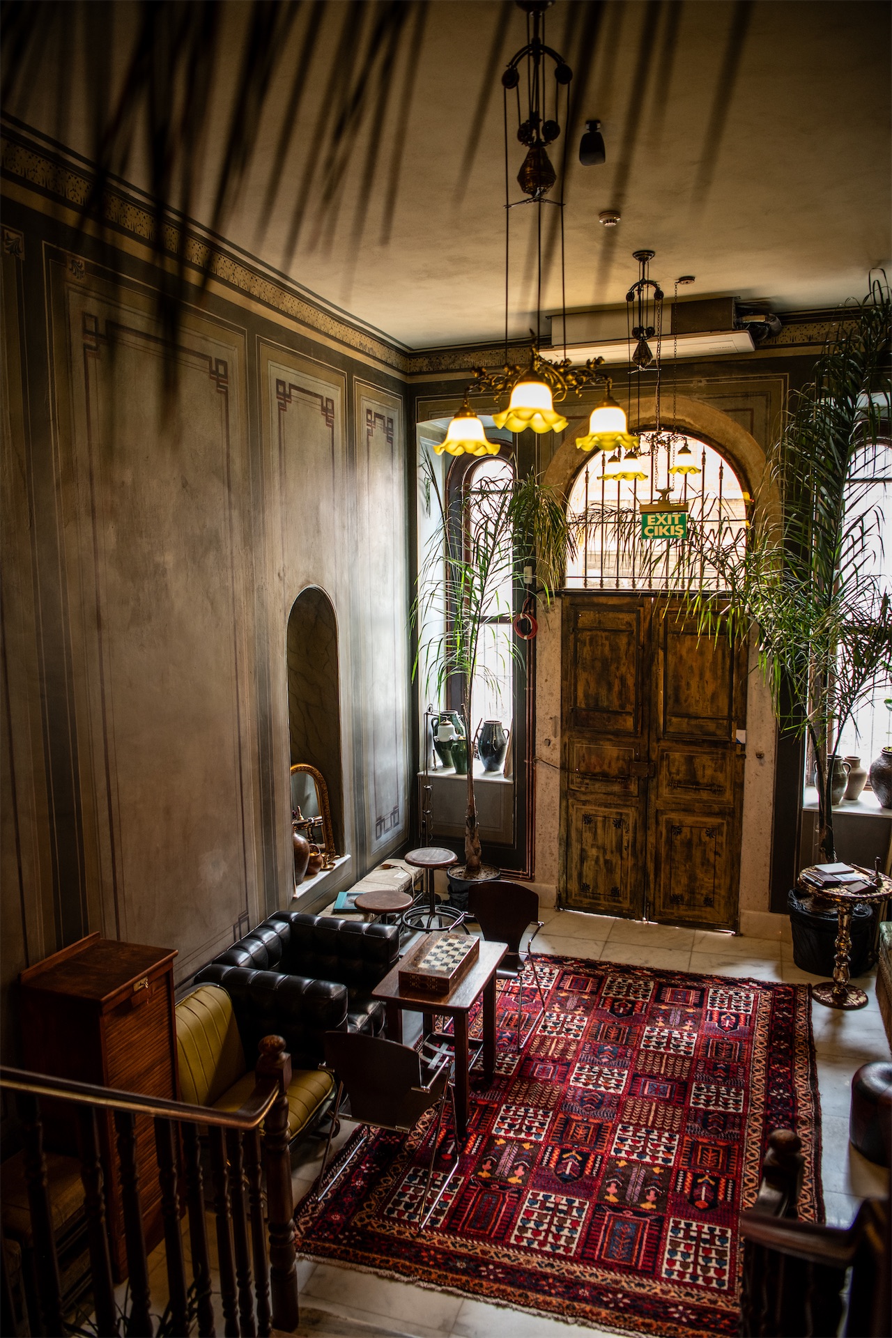 the yard hotel istanbul lobby interior