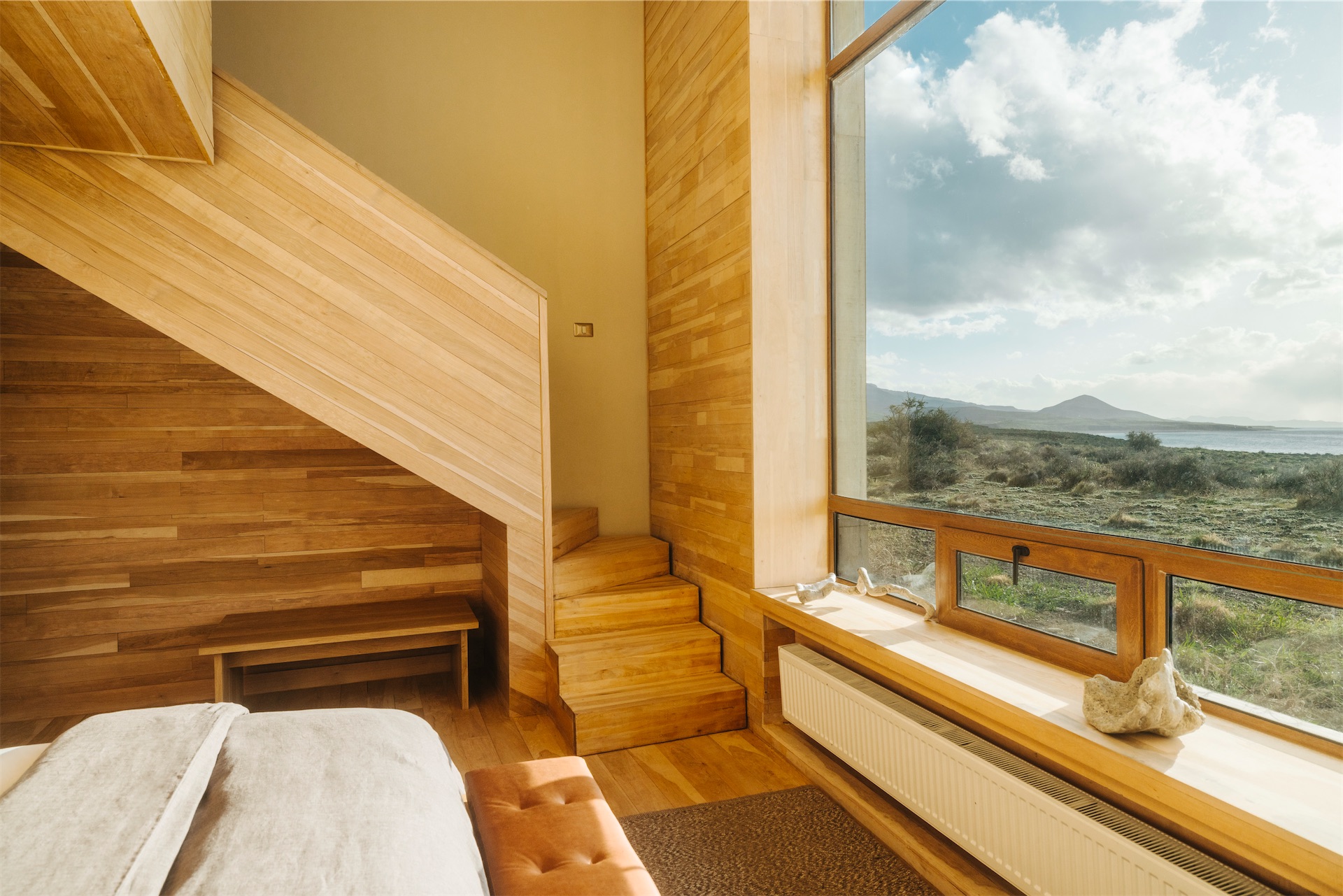 tierra patagonia suite bedroom lake view