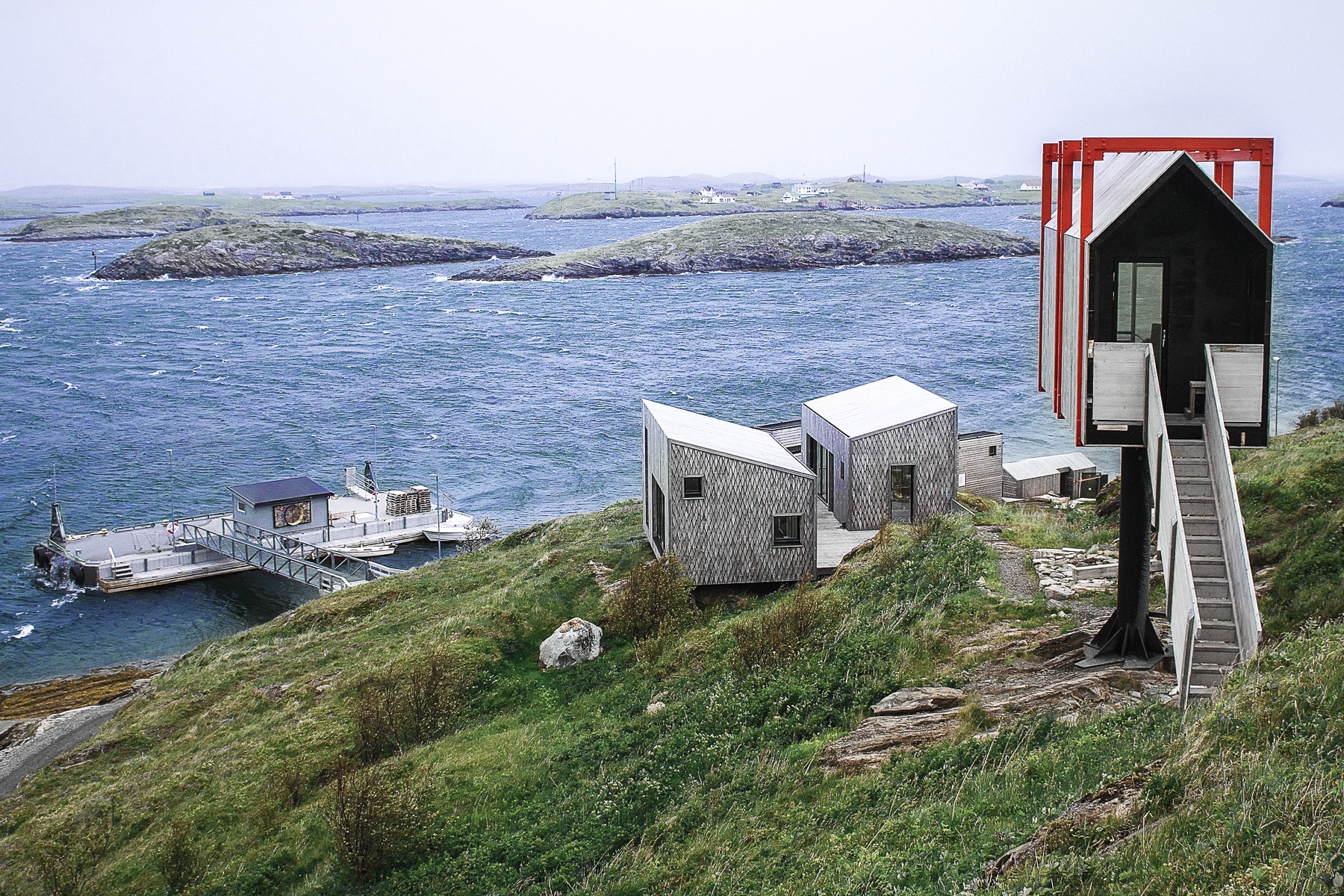 arctic hideaway tower house exterior