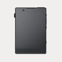 Light Phone 3 black minimalist mobile phone with blank display and integrated speaker grille.