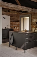 Vipp Salaca River kitchen black steel island