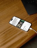 here away iphone editorial mockup