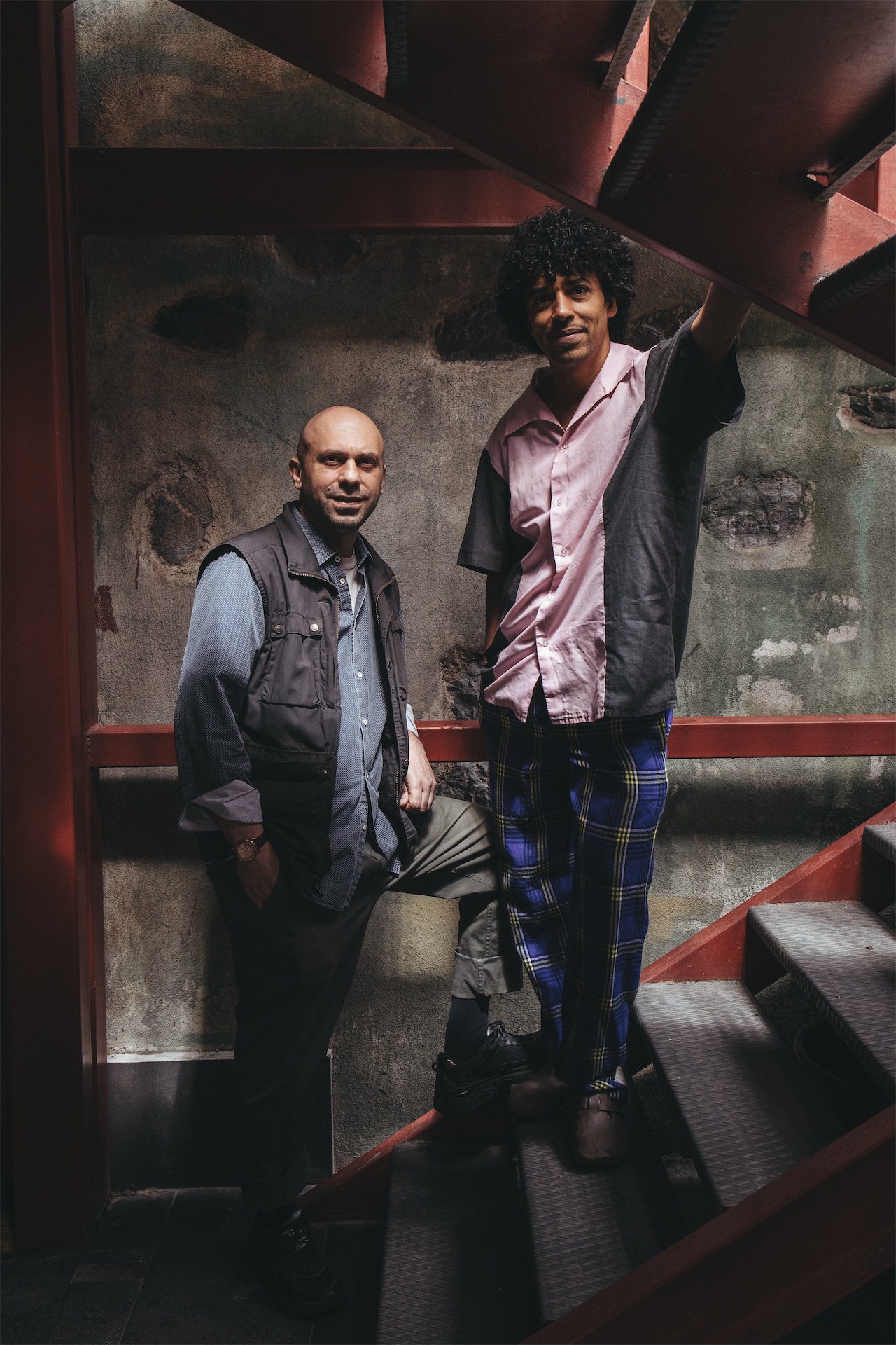 Yusuf Çakır, owner of The Yard Hotel, with hotel manager Moises Gallavotti. Photography courtesy of the Yard Hotel.