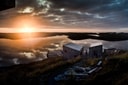 arctic hideaway cabins midnight sun view