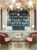 ecole st pierre hotel lobby library istanbul